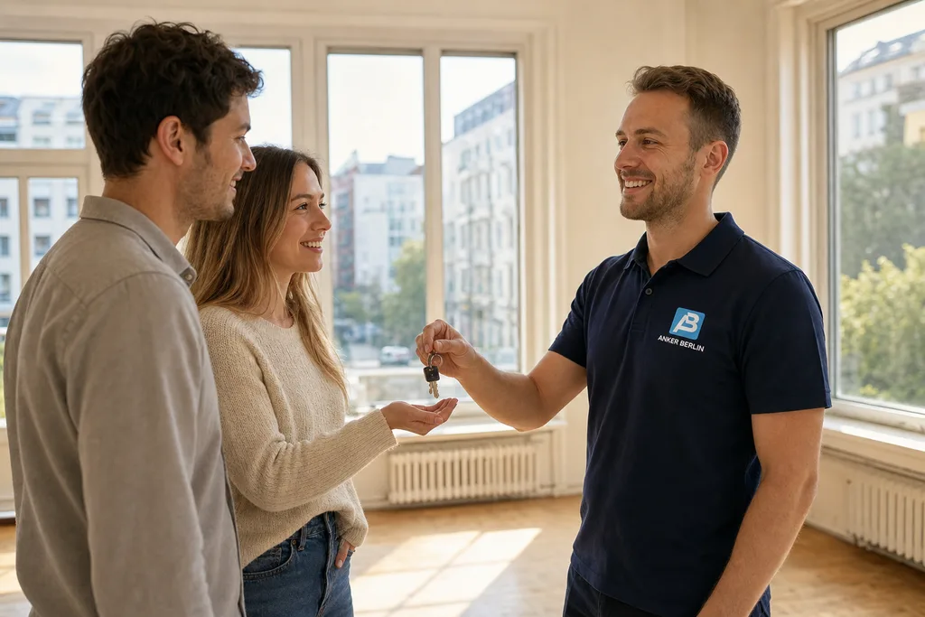 Familie nach dem Umzug
