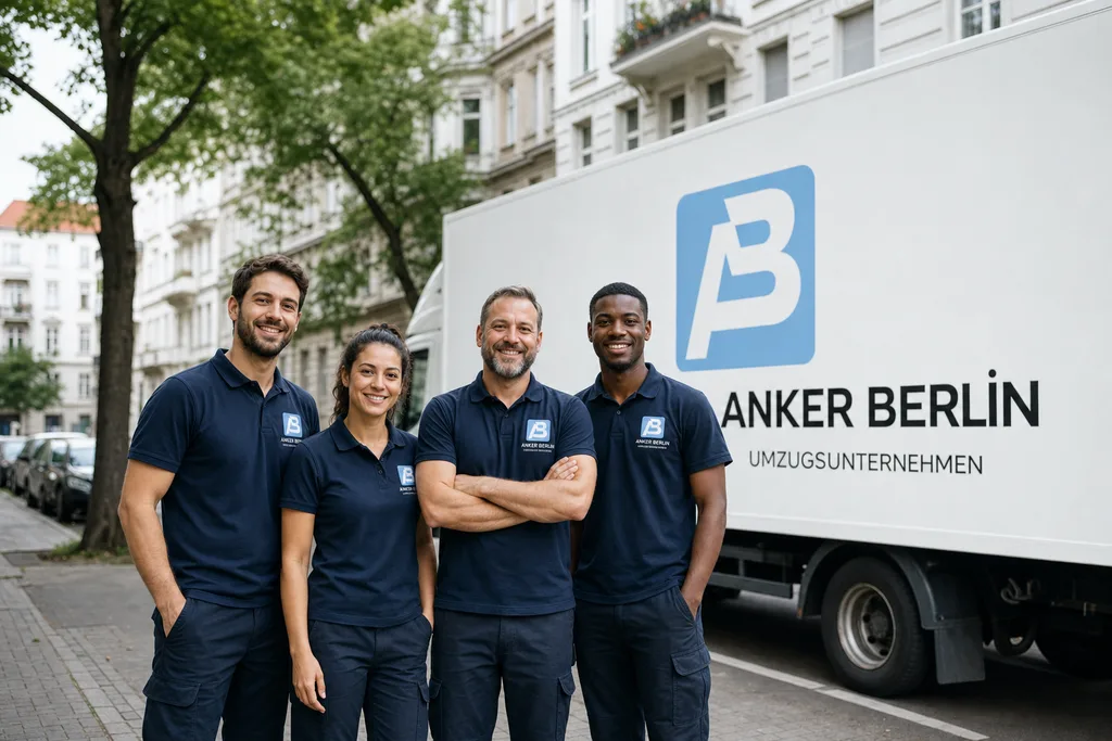 Team Anker Umzüge bei einem Einsatz in Berlin