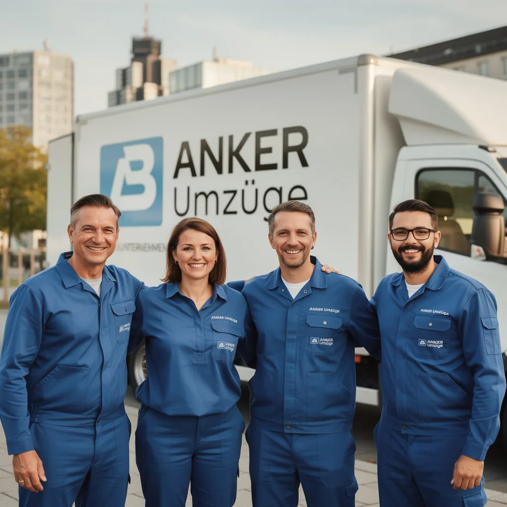 Teamfoto Anker Umzüge als erfahrenes Umzugsunternehmen in Berlin